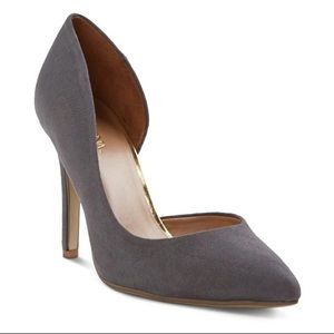MERONA Grey/Navy Swede heel Size 10